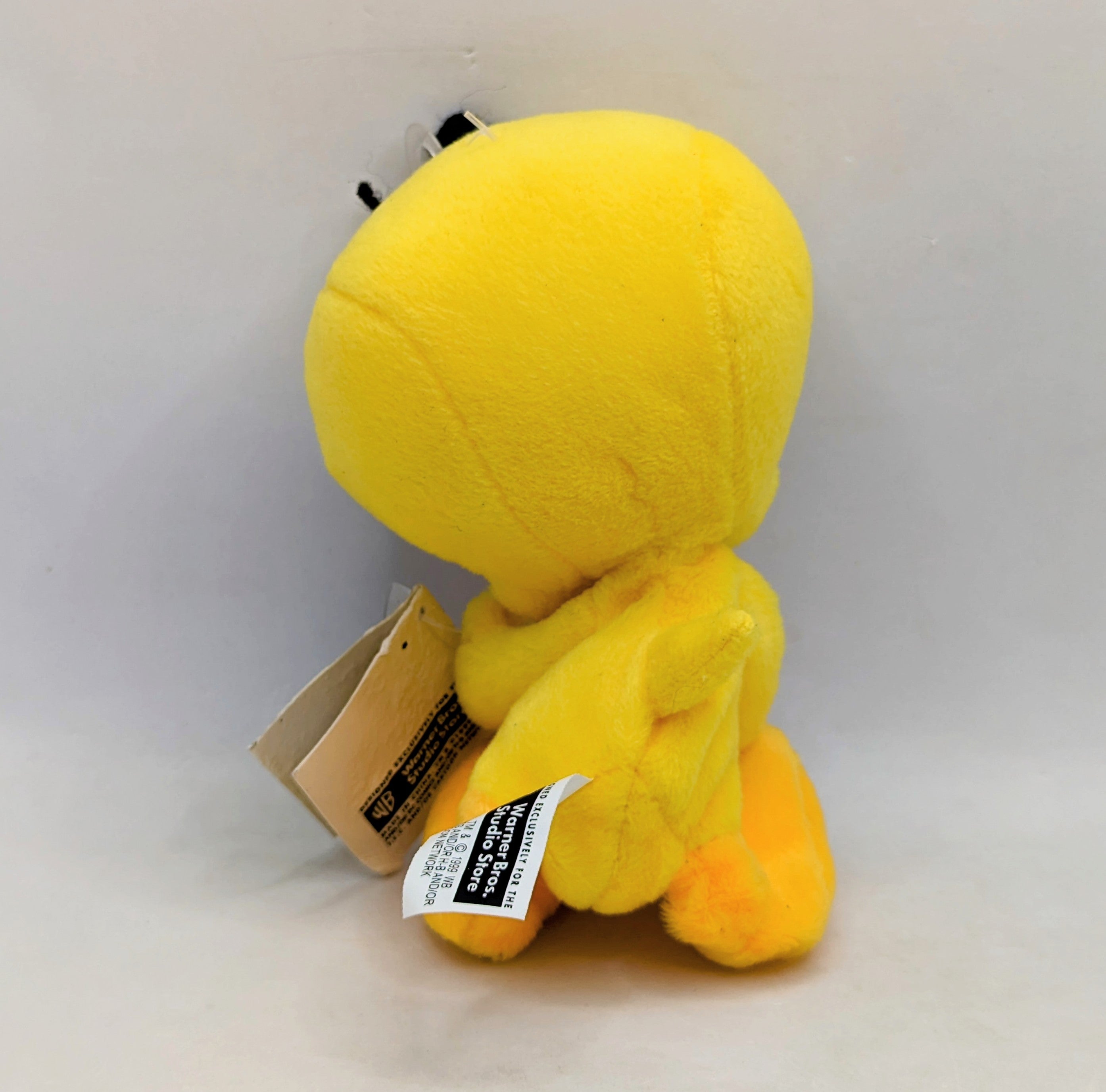 1999 Looney Tunes Tweety Holding Heart Bean Bag Plush 8" image 2