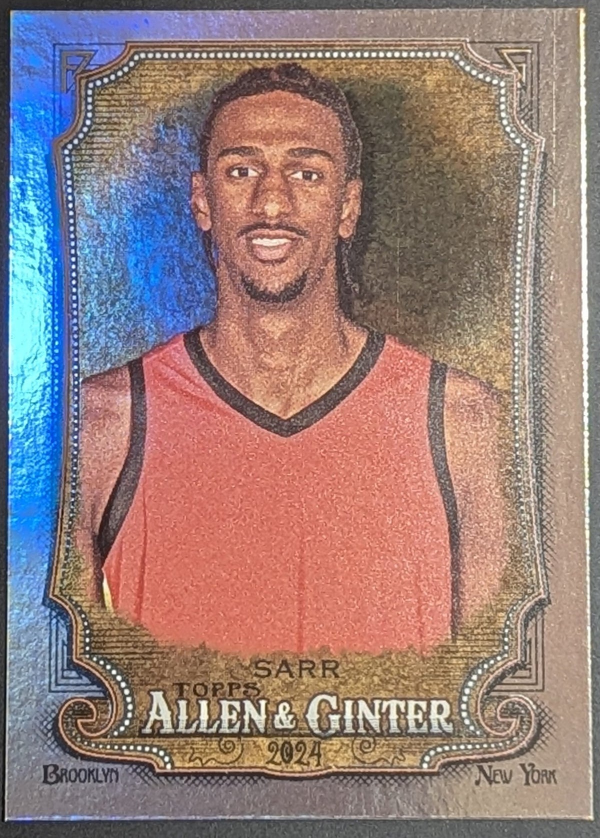 2024 Topps Allen & Ginter Hot Box Foil SP #239 Alex Sarr Washington Wizards RC
