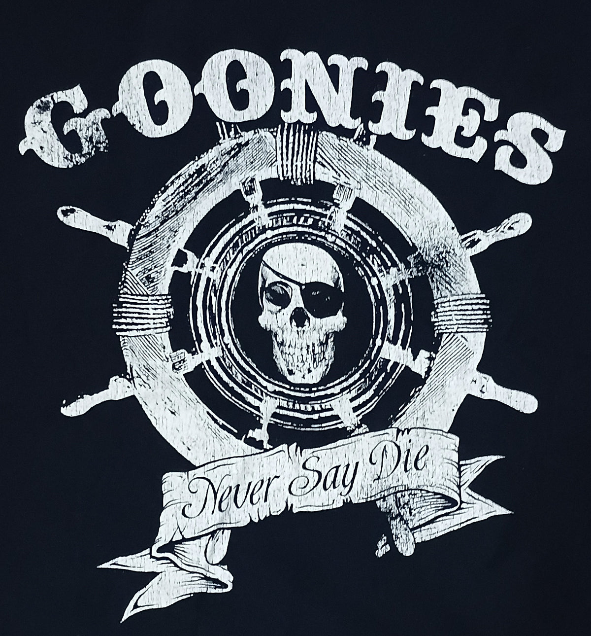Ripple Junction Movie The Goonies Never Say Die Mens T Shirt Size Large Black image 3