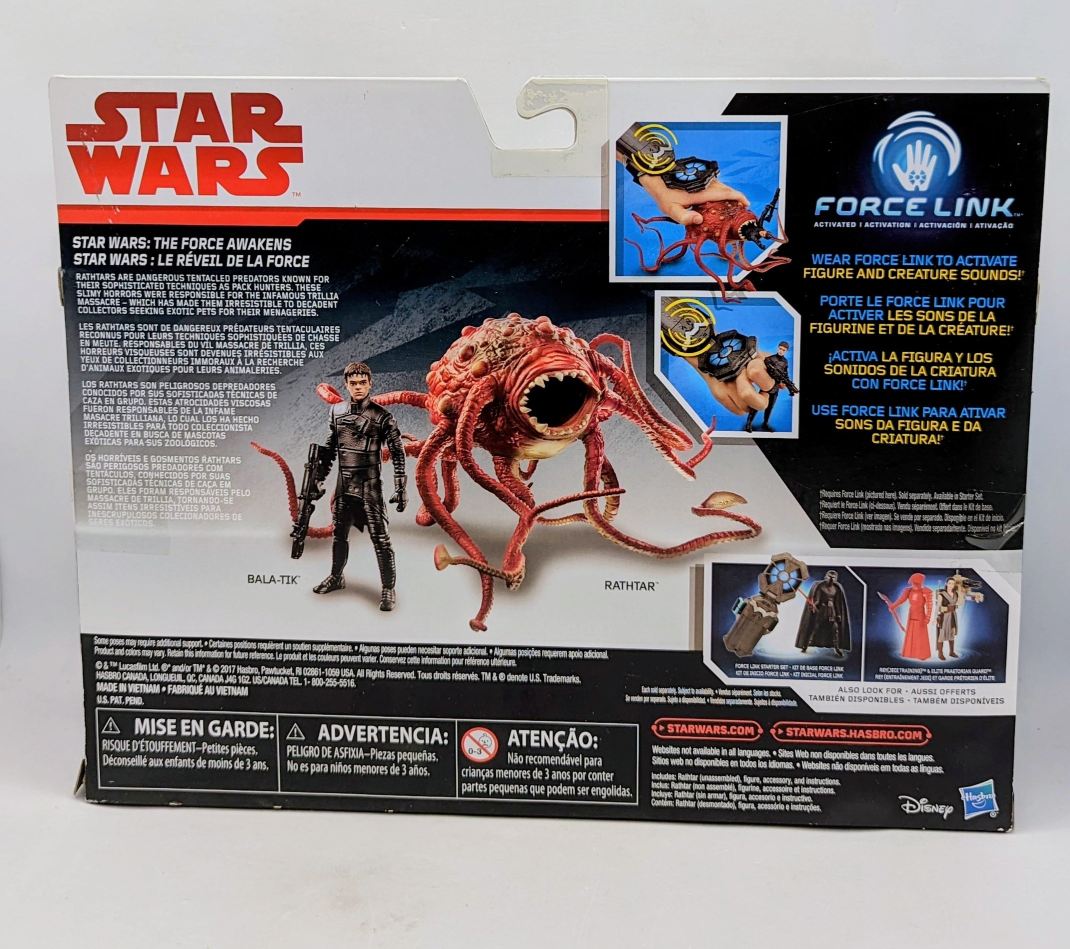 Hasbro Star Wars Force Link Rathtar & Bala-Tik Action Figure image 2