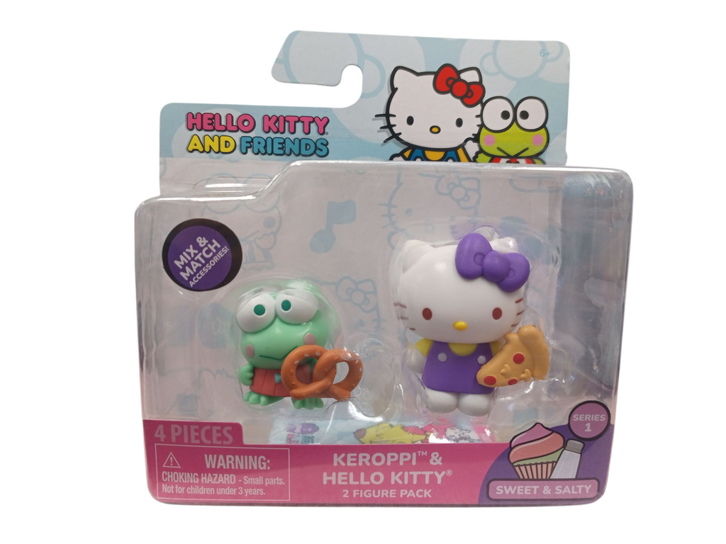 Hello Kitty & Friends Sweet and Salty Figure Series 1 Keroppi And Hello Kitty
