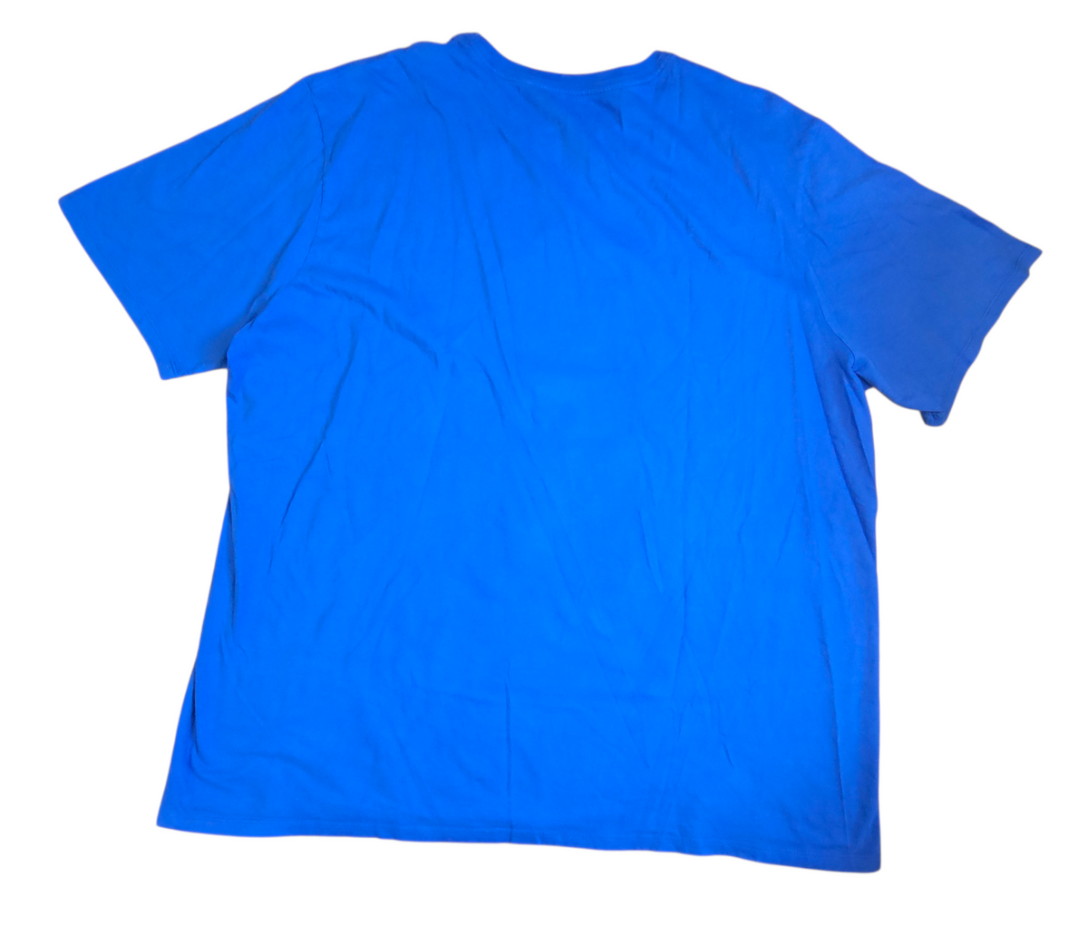 Nike Athletic Cut Stack Letters Graphic Retro Blue/Orange Mens Size 3XL T-Shirt image 2