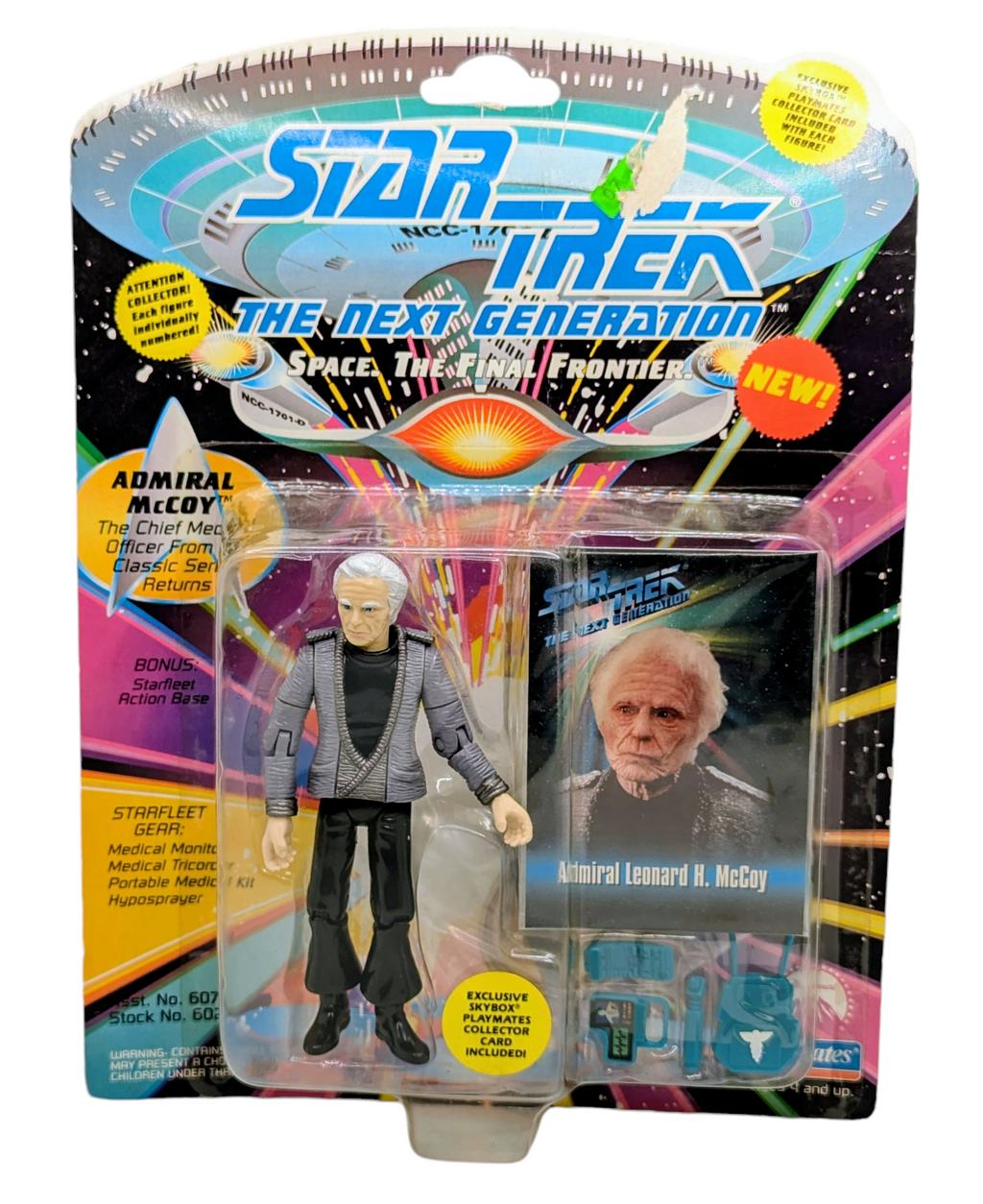 1993 Playmates Star Trek The Next Generation Admiral Leonard H. McCoy Figure