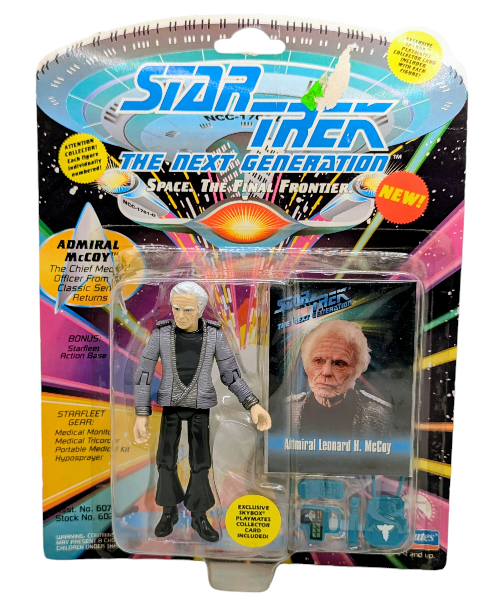 1993 Playmates Star Trek The Next Generation Admiral Leonard H. McCoy Figure