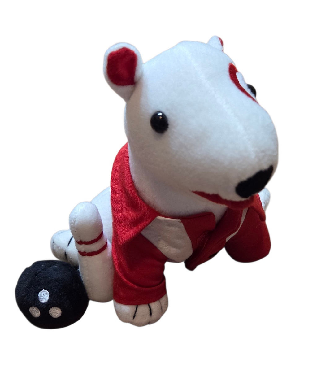 Target Bullseye Bowler Bowling Bowl Terrier 7" Dog Plush image 2