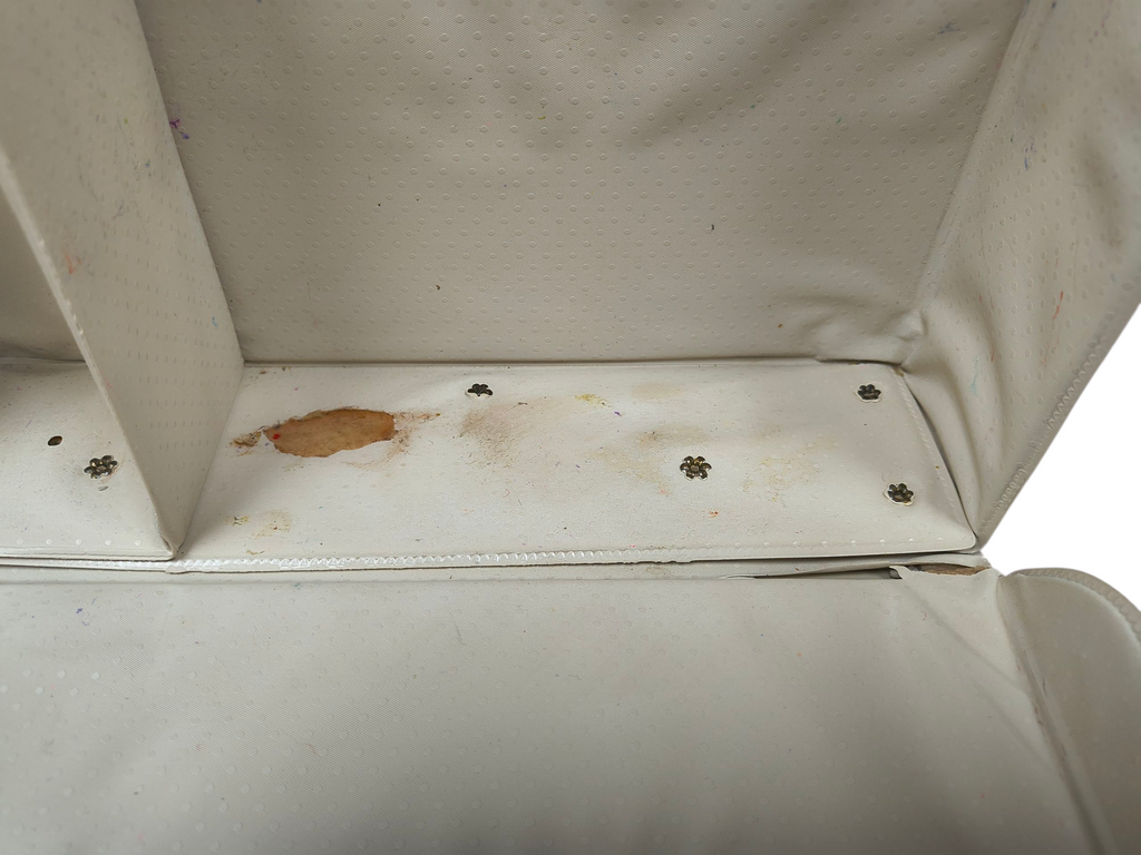 1961 Mattel Ponytail Barbie Doll Case White w/ Handle And Drawer image 9
