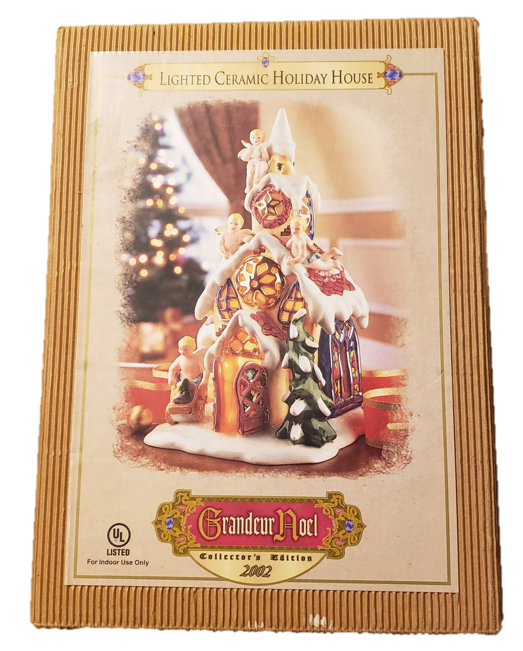 Grandeur Noel Collectors Edition Lighted Ceramic House