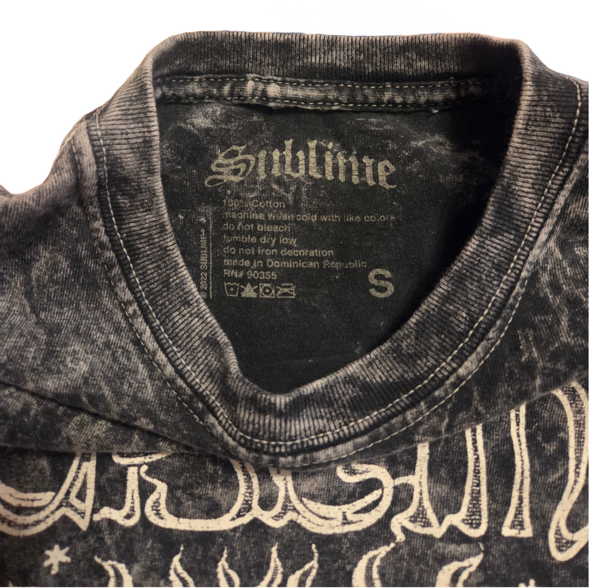 Sublime 40oz To Freedom Stone Washed Sun Cover Art T Shirt Size Small image 3
