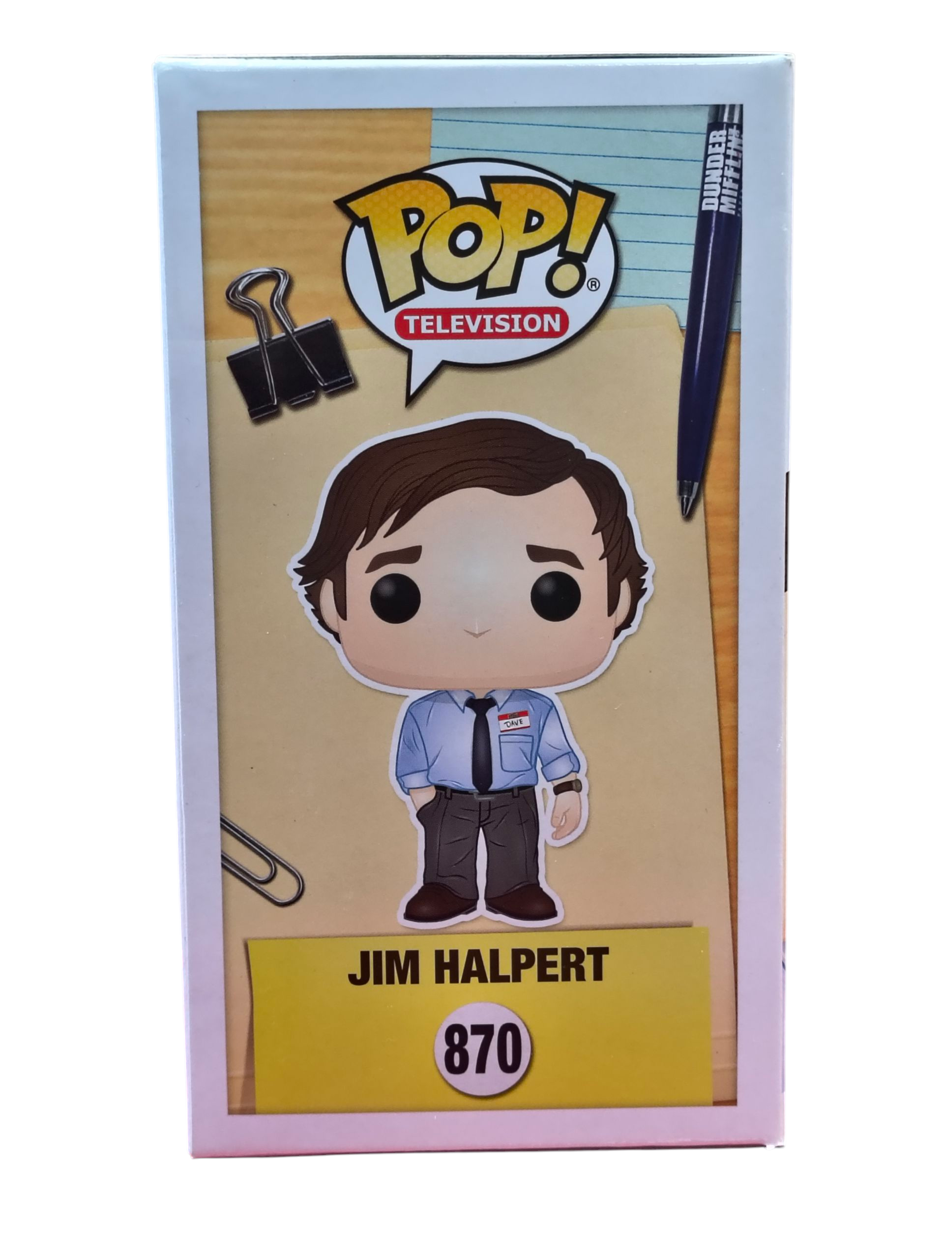 Funko Pop The Office Jim Halpart 870 Limited Edition Chase - SC image 4