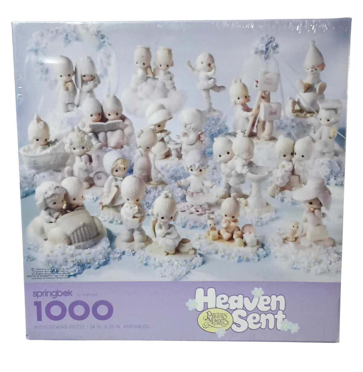1995 Springbok Precious Moments Heaven Sent 1000 Pc Puzzle Collectors Series