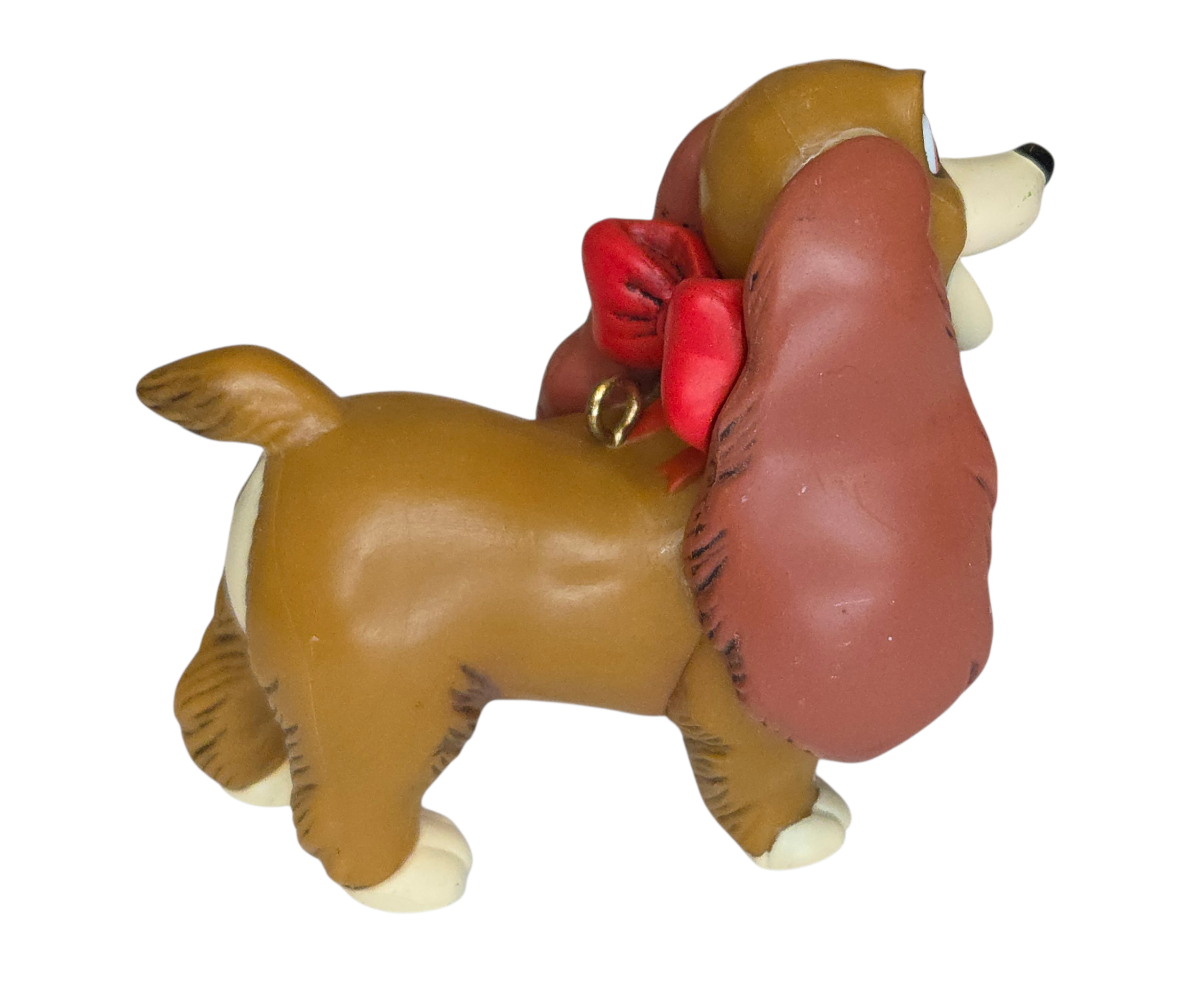 Grolier Disney Christmas Magic Lady & The Tramp Lady Ornament 21/4" #26231 129 image 3