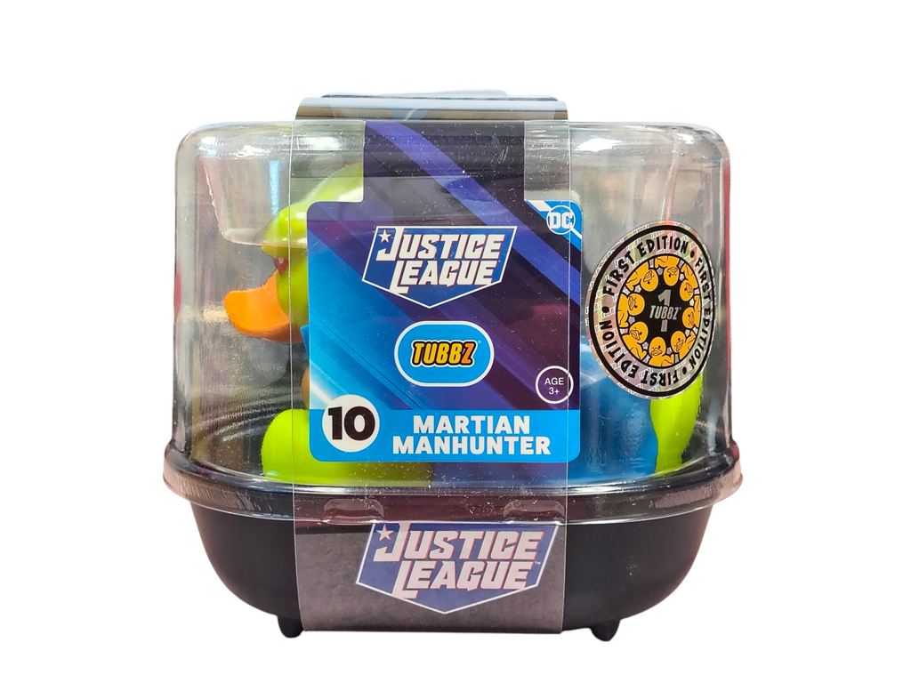 Official TUBBZ Bath Tub DC Comics Martian Manhunter Collectible Rubber Duck image 2
