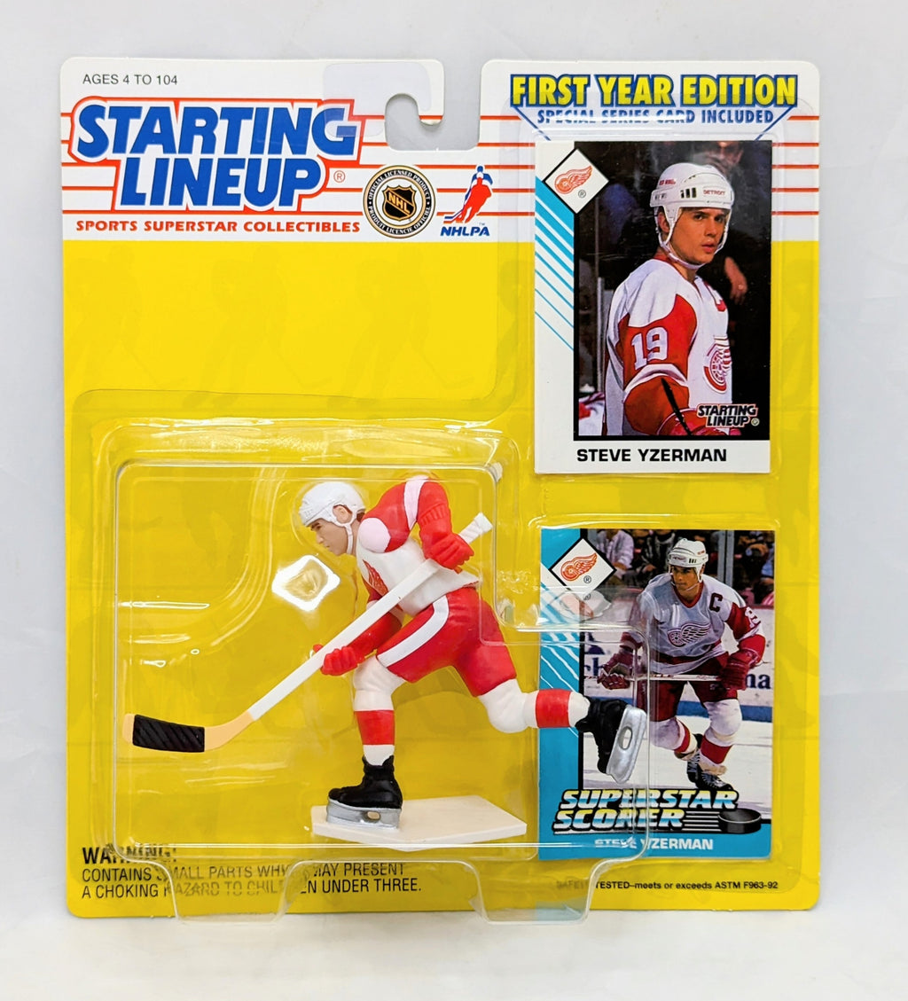 1993 Starting Lineup Steve Yzerman Detroit Red Wings Hockey Figure