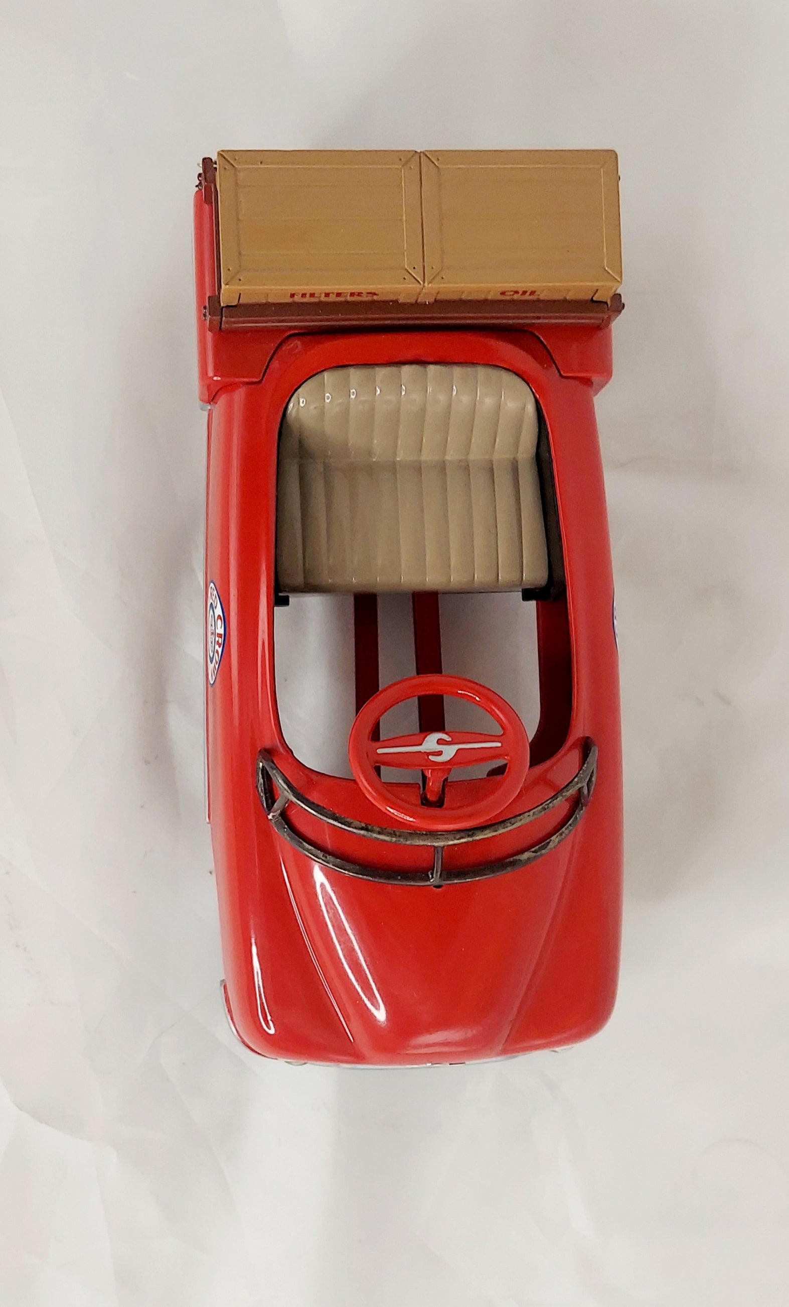 1996 Crown Premiums Red Crown Gas 1948 BMC 1:6 Pedal Stake Truck Diecast #SB04 image 4
