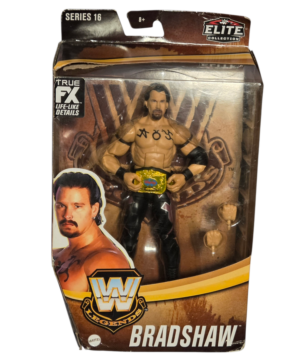 2022 Mattel Elite Collection WWE Bradshaw Legends Series 16 Action Figure WWF