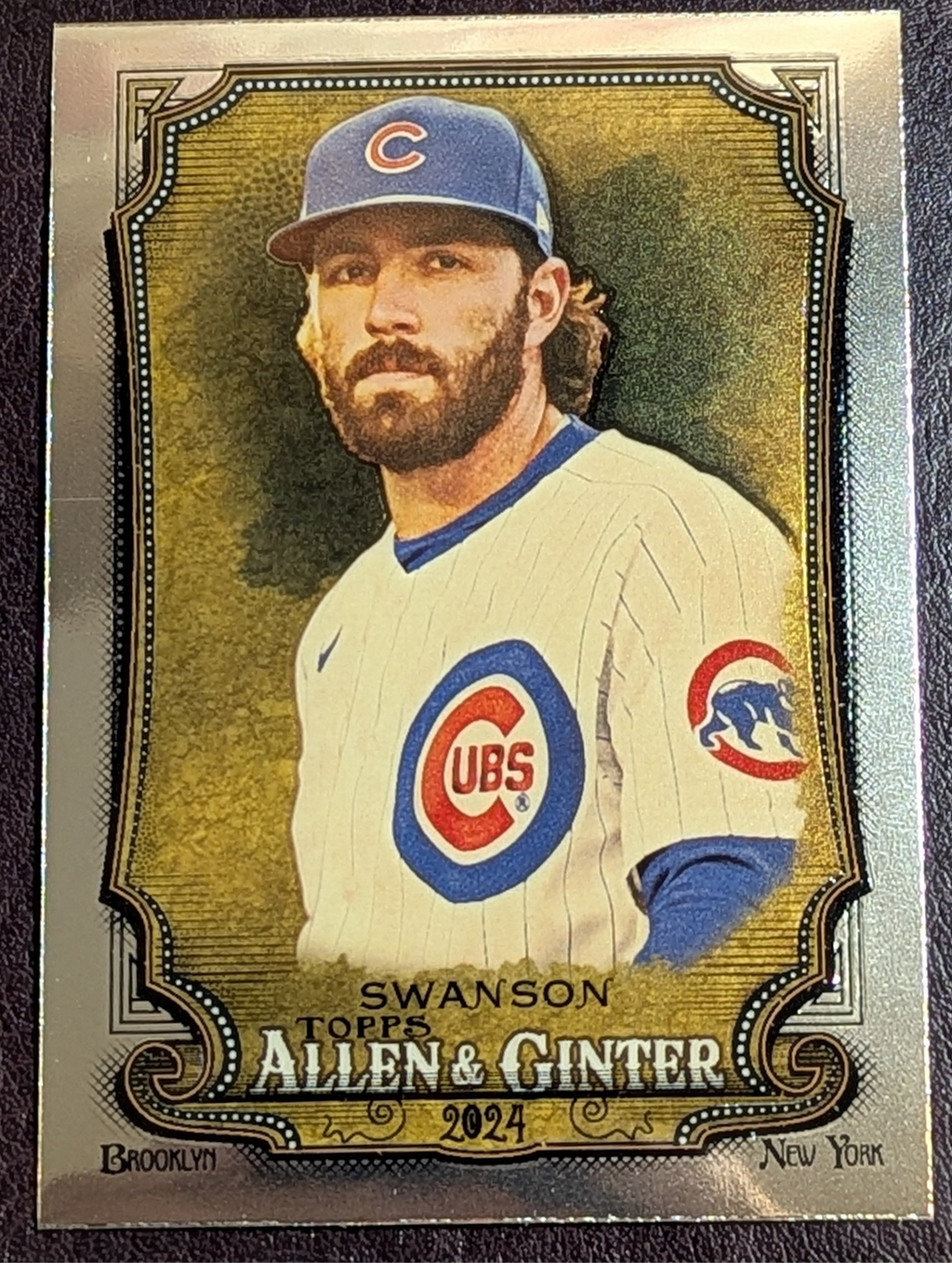 2024 Topps Allen & Ginter Chrome #10 Dansby Swanson Chicago Cubs