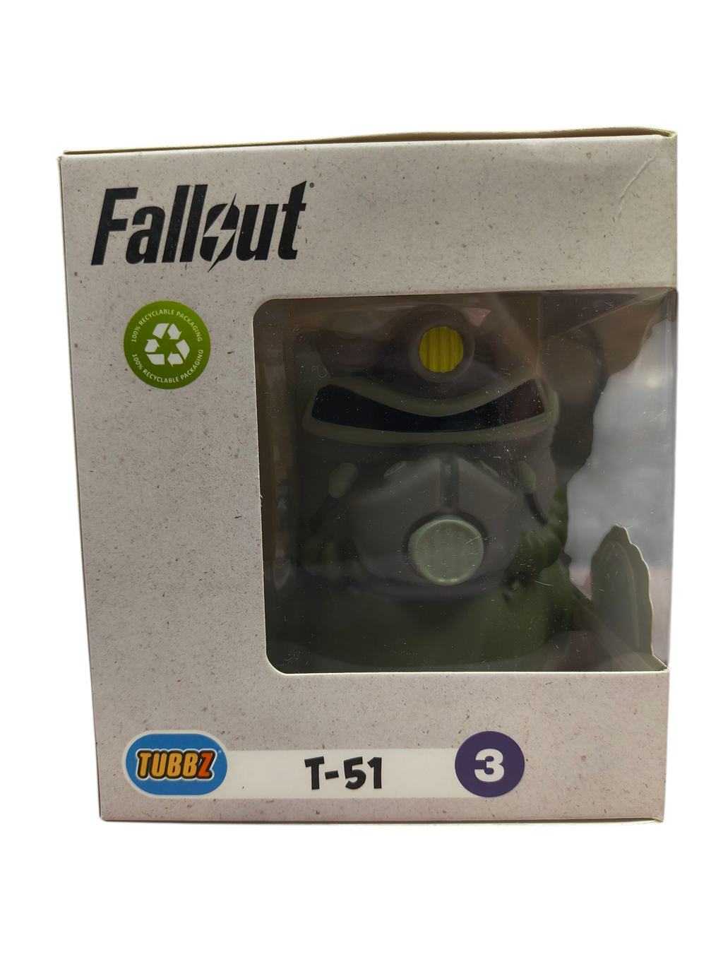 Official TUBBZ Boxed Fallout T-51 Collectible Rubber Duck Figure image 2