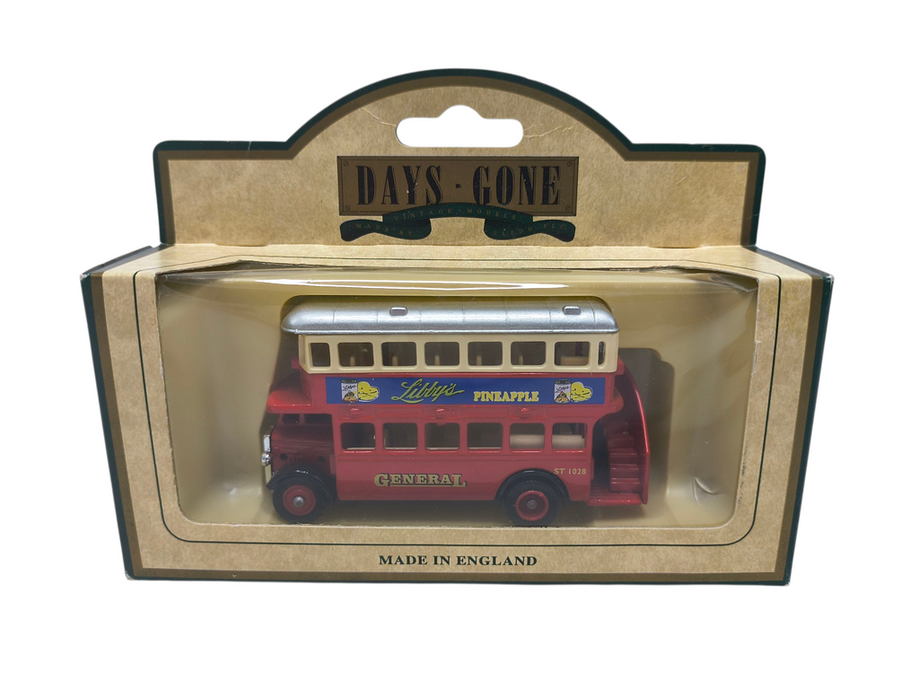 Lledo Days Gone Collectable 1932 AEC Regent Double Decker Bus Libby's Pineapple