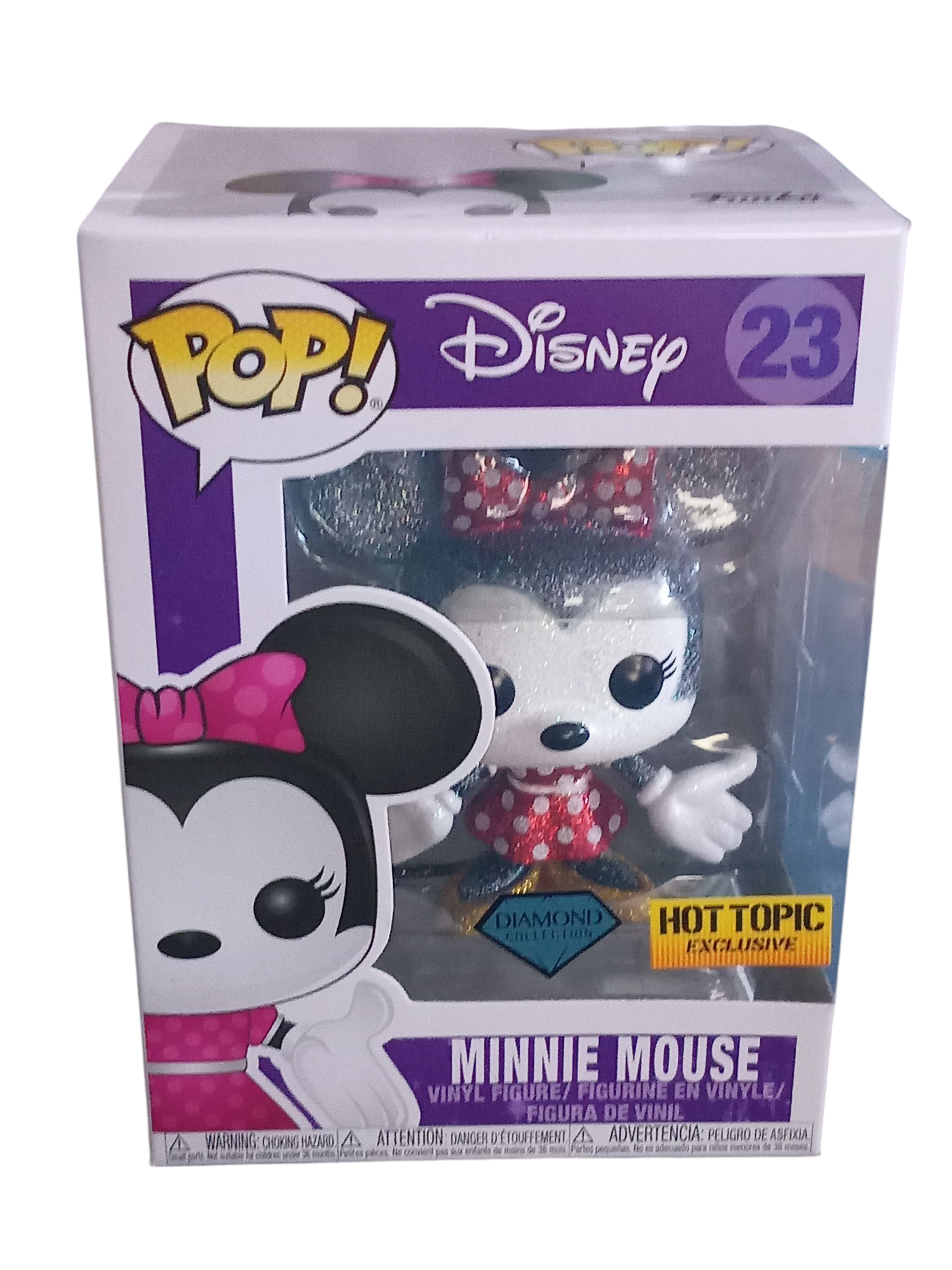 Funko Pop! Disney Minnie Mouse #23 Hot Topic Exclusive Diamond