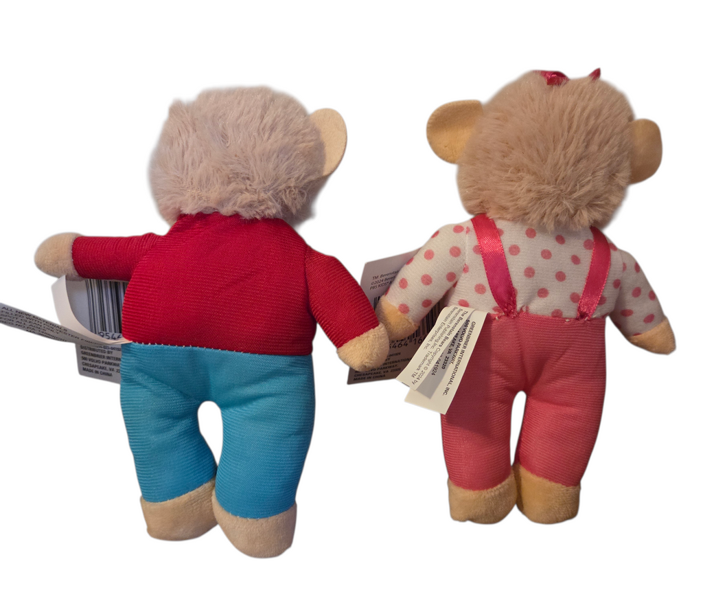 2024 PBS Kids The Berenstain Bears 8 Inch Plush Brother & Sister Bear image 2