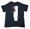Hybrid Scarface Movie Poster Tony Montana Black Graphic T-Shirt Boys M