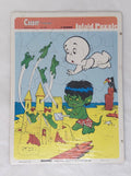 1978 Warren Casper & Company Frame Tray Puzzle Casper And Goblin At The Beach