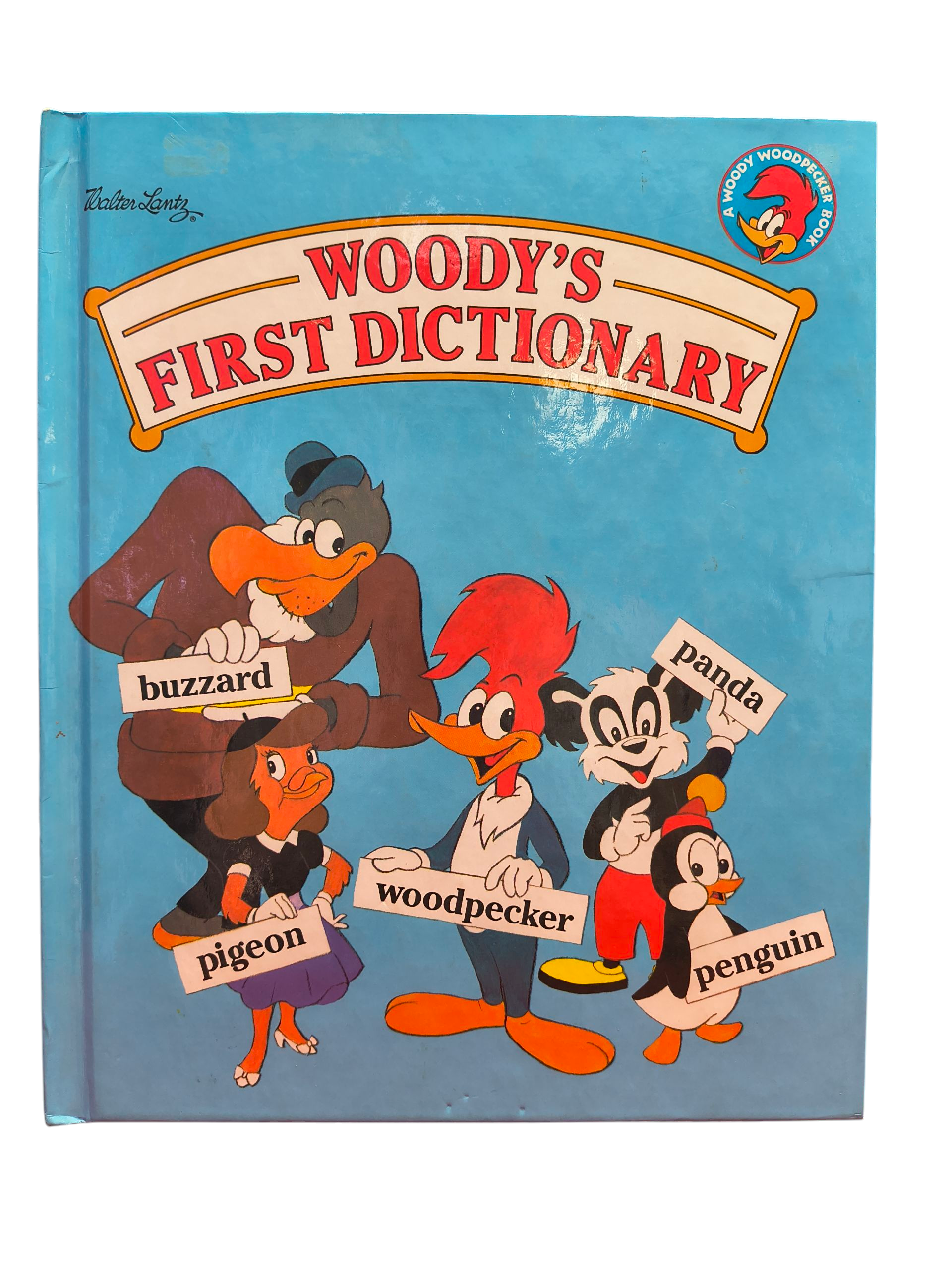 1988 Woody's First Dictionary Woodpecker Deborah Kovaks Hard Cover Book