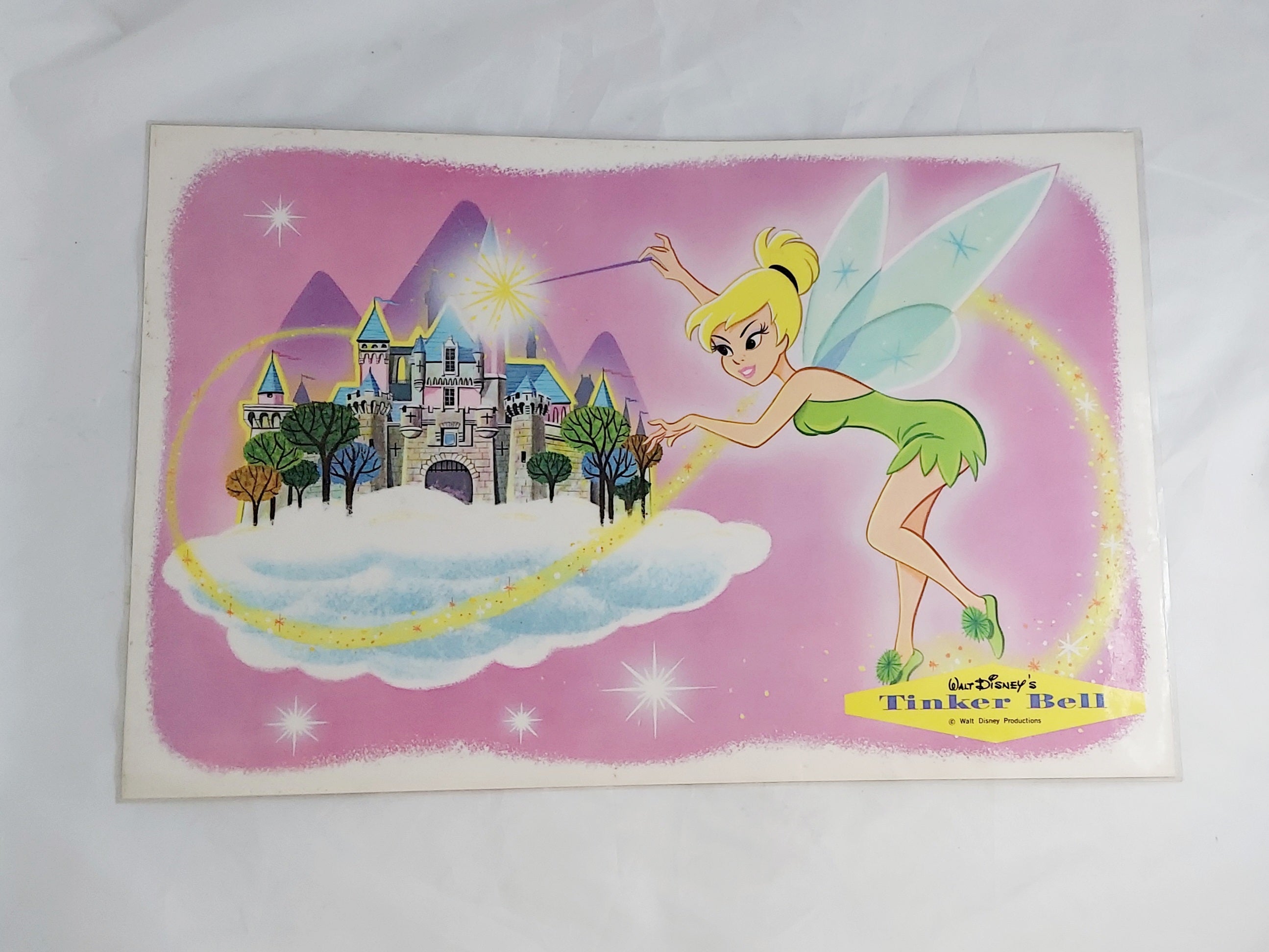 1970's Walt Disney's Tinker Bell Placemat