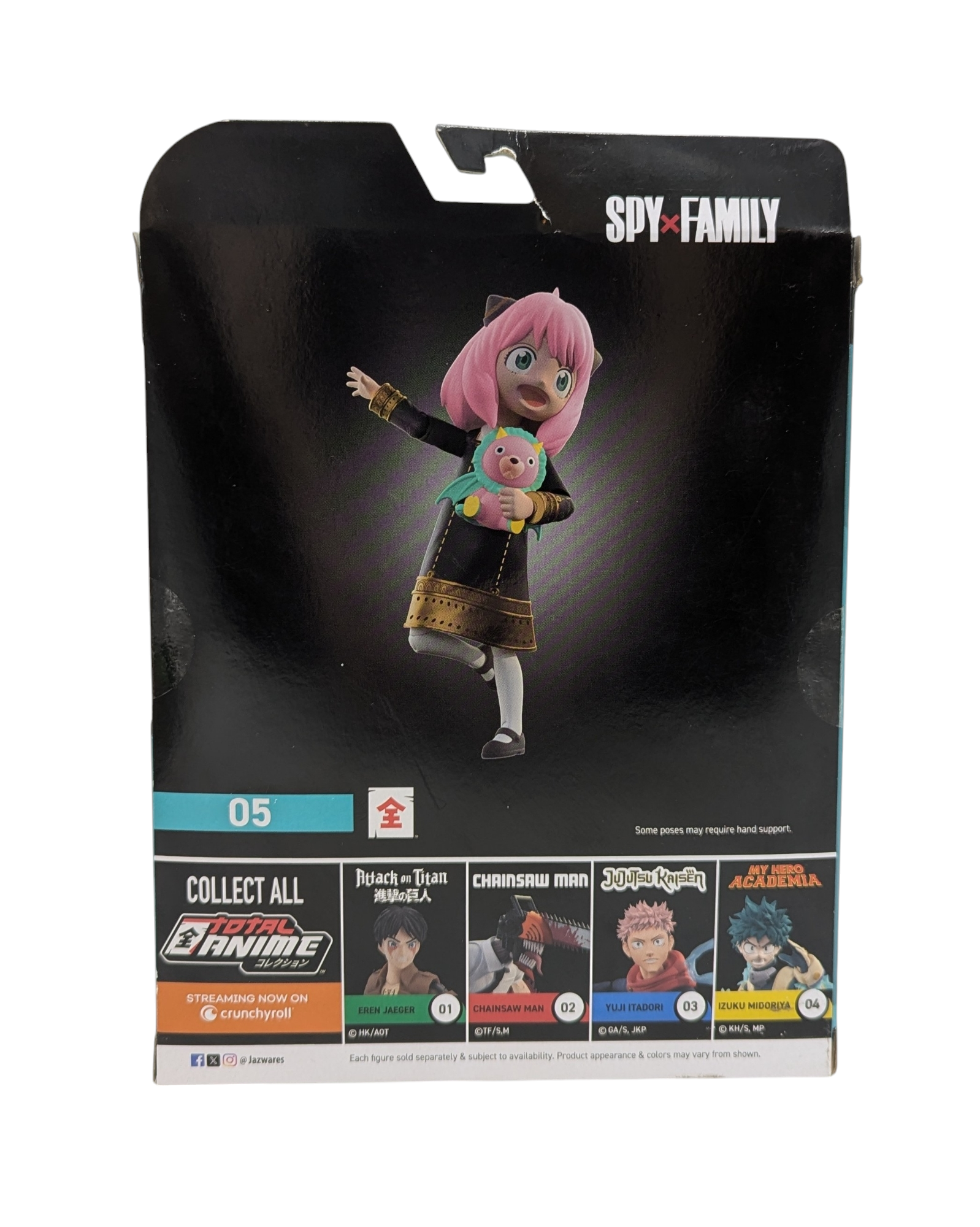 2024 Jazwares Spy X Family Totaly Anime Anya Forger Action Figure & Accessories image 2