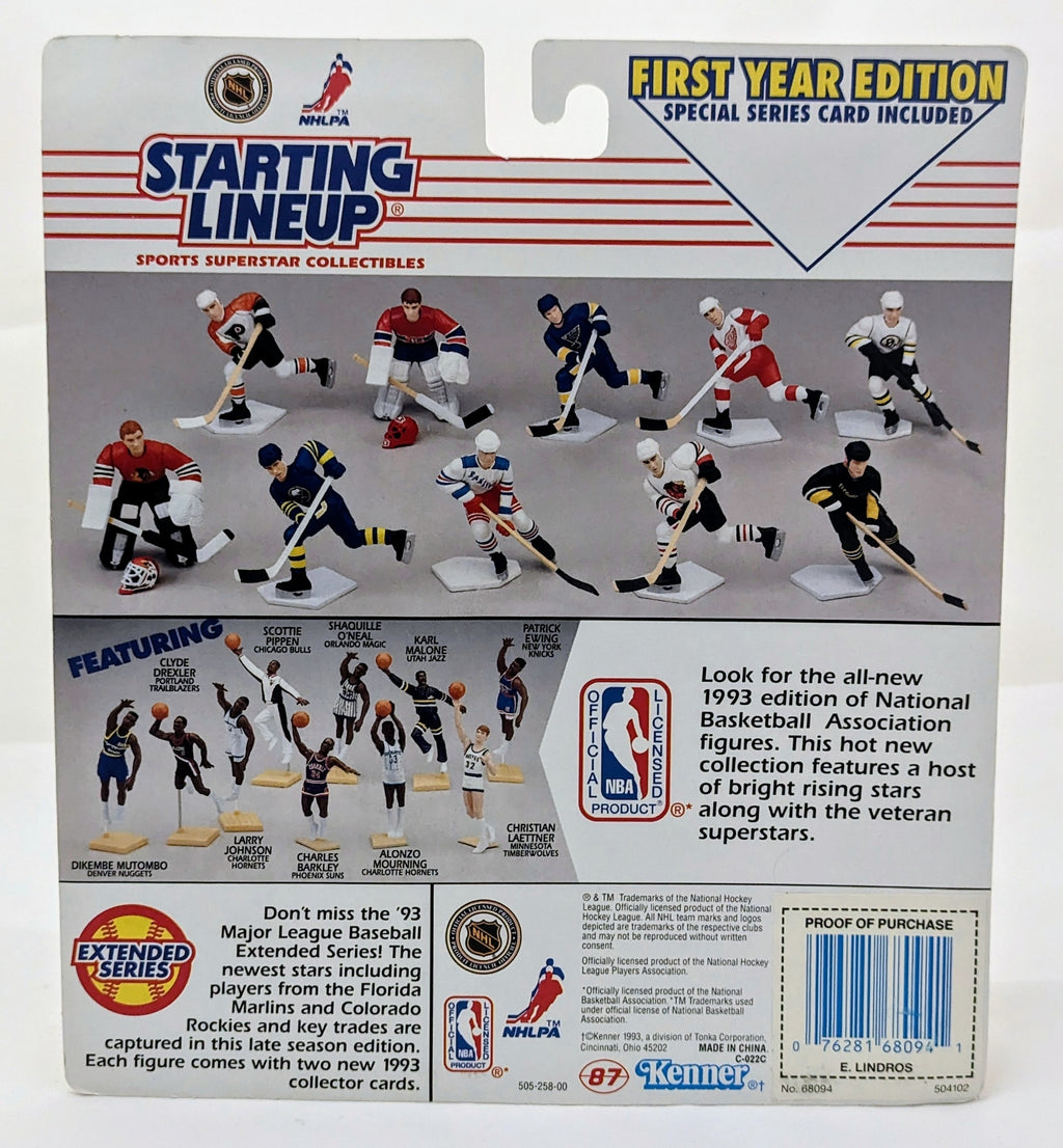 1993 Starting Lineup Eric Lindros Philadelphia Flyers Hockey Figure image 2