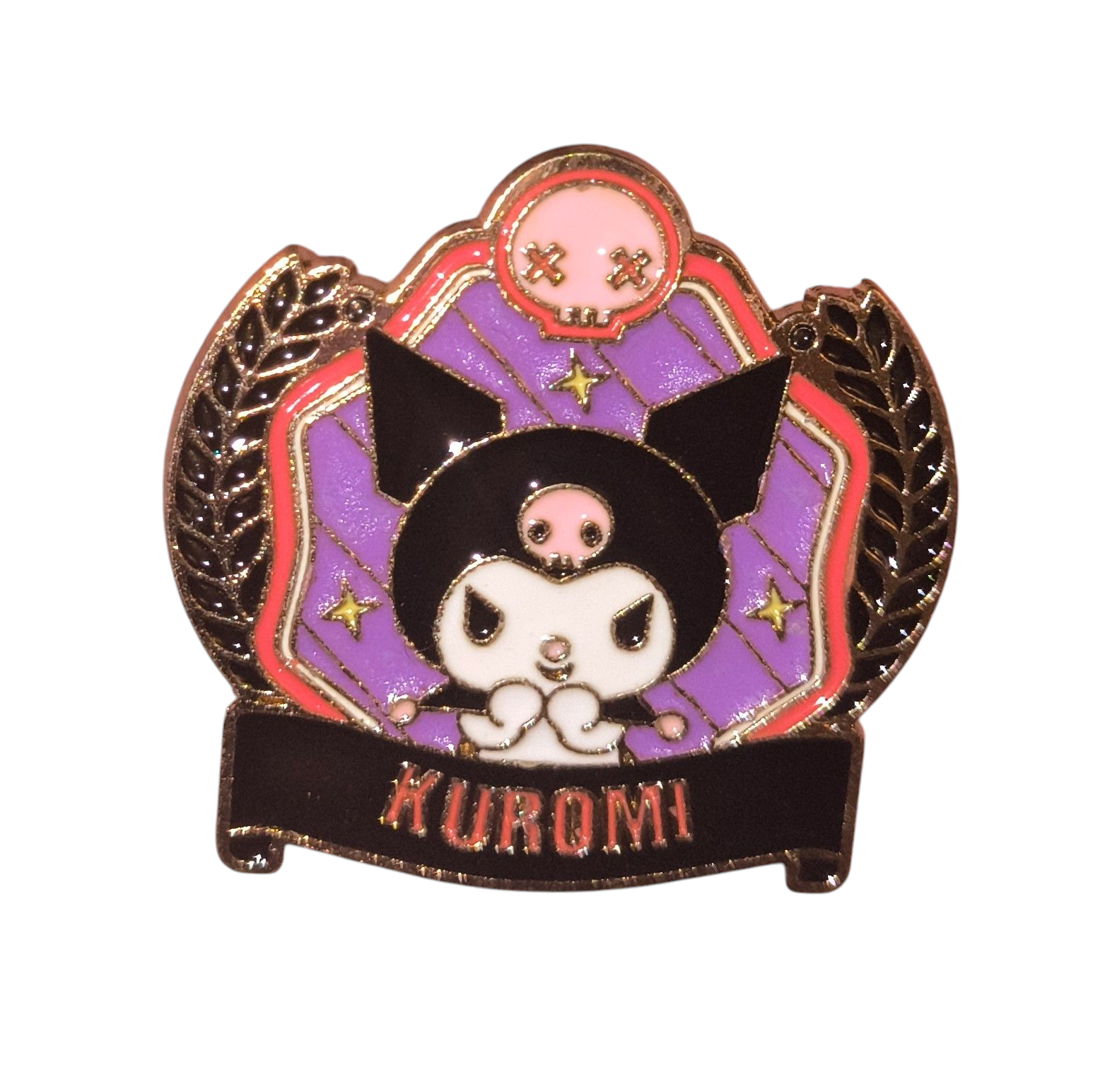 Sanrio Hello Kitty Kuromi Frame Character Enamel Pin