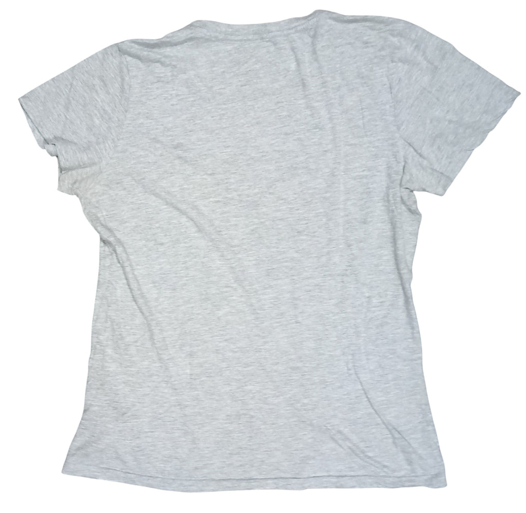 Y2K Hurley With Love Graphic Ink Blot Womens Grey T-Shirt Size Large image 2