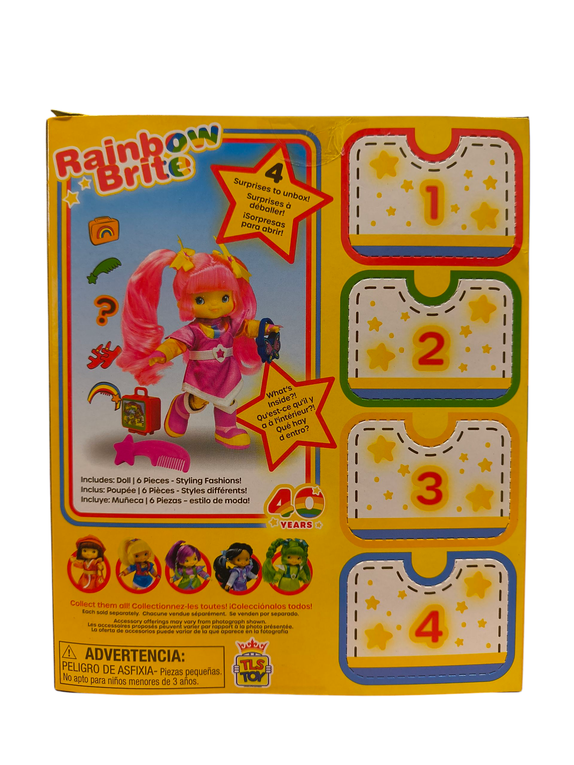 The Loyal Subjects Retro Rainbow Brite Tickled Pink 5.5” 40th Anniversary Doll image 2