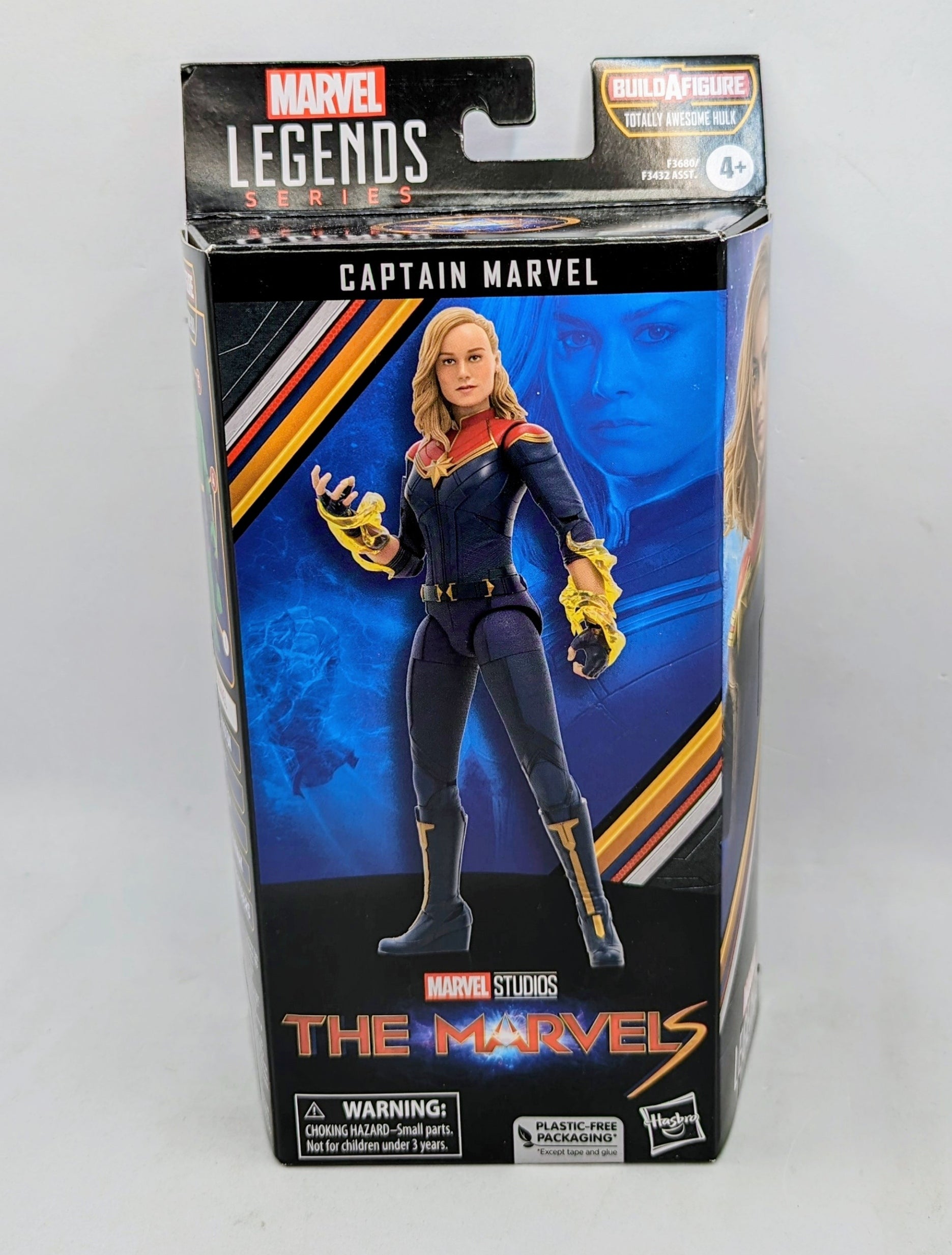 Hasbro Marvel Legends Captain Marvel The Marvels 6" Action Figure Hulk BAF