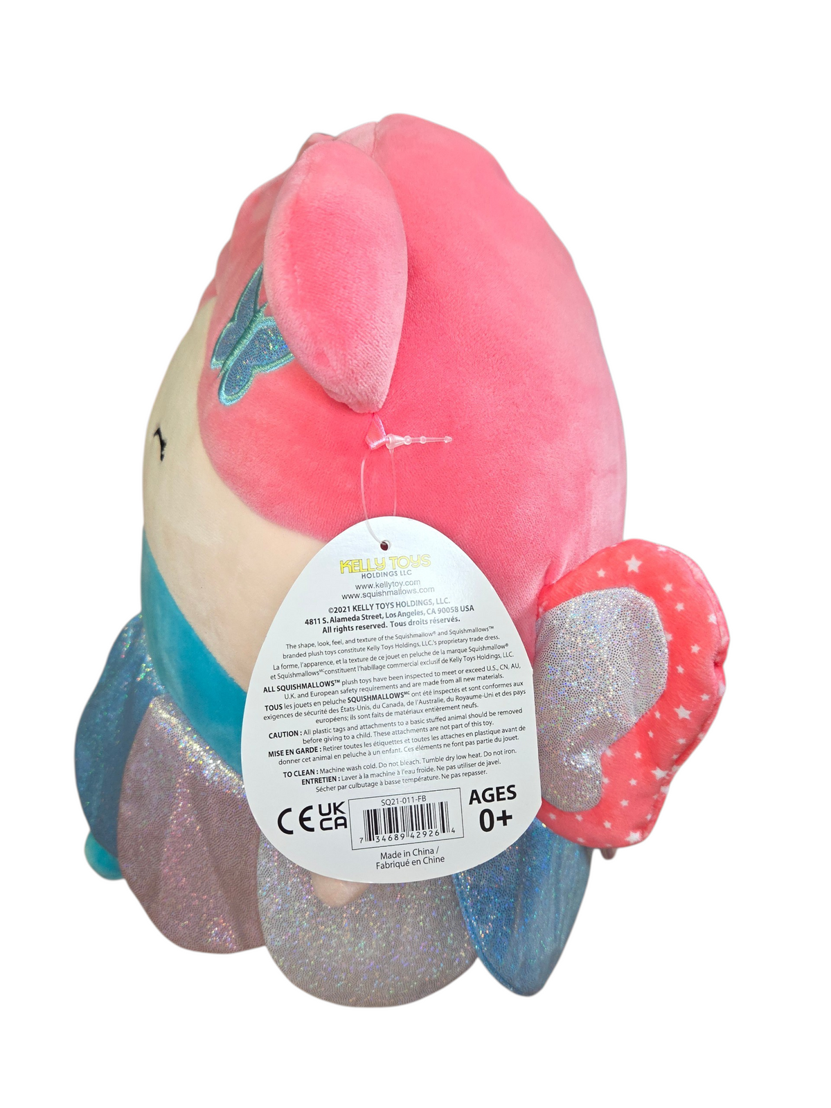 2021 KellyToy Squishmallow Maxine Fairy Butterfly Plush 12" Target Exclusive image 4