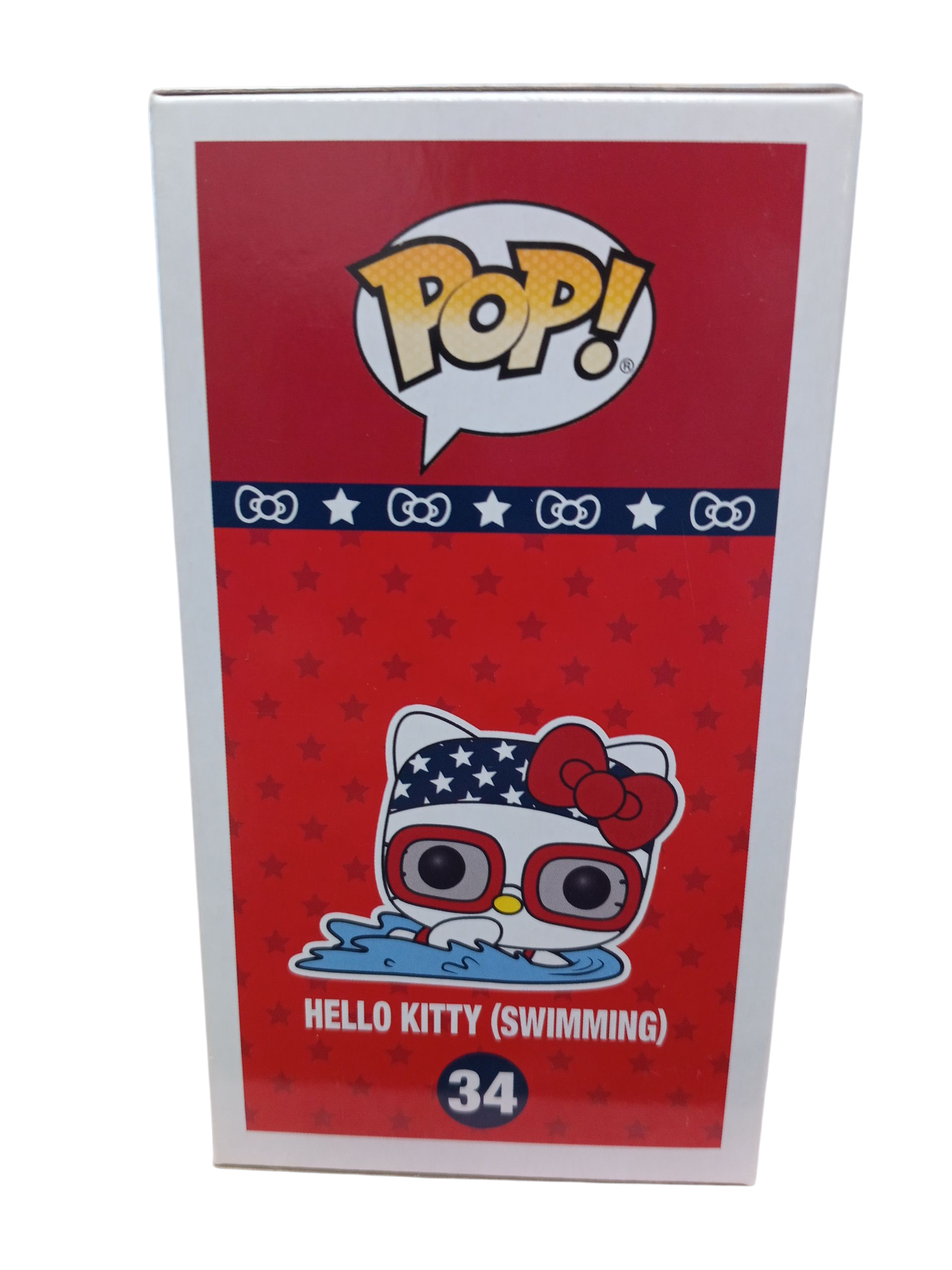Funko Pop! Hello Kitty x Team Olympics USA Hello Kitty Swimming #34 Vinyl Figure image 3