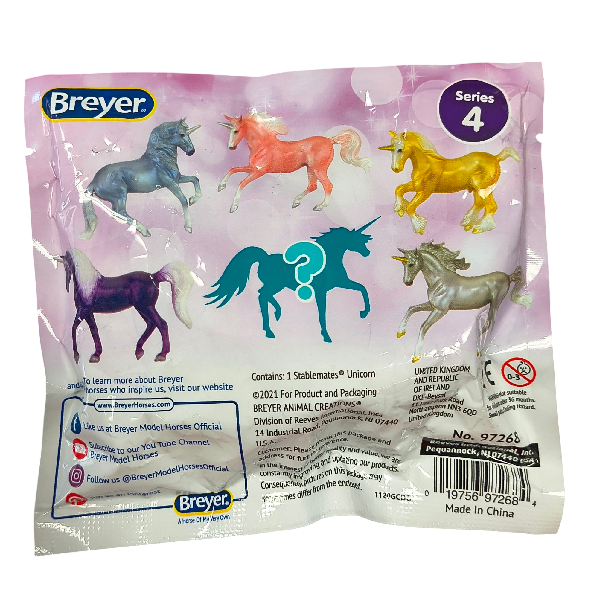 Breyer Stablemates Horses Unicorn Crazy Surprise Series 4 Blind Bag #97268 image 2