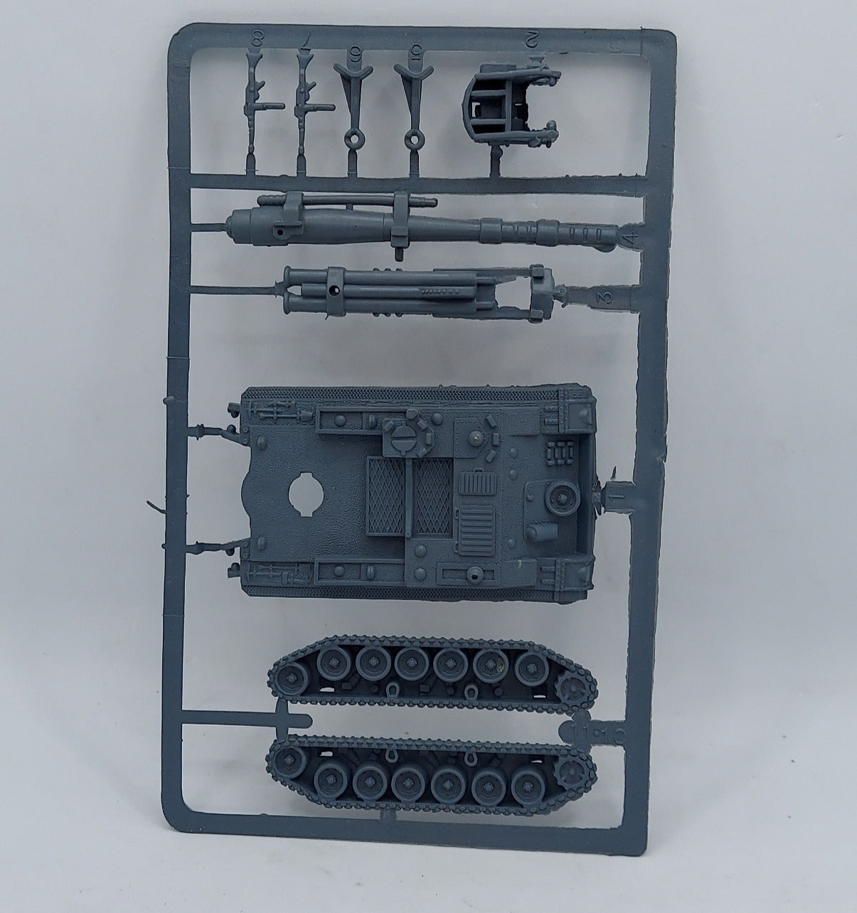 Atlantic #4602 Self Propelled Howitzer M110 HO Scale 1 Model Gray color image 2