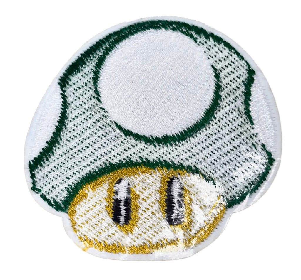 Nintendo Super Mario - 1 Up Mushroom Embroidered Iron On 2.5" Patch image 2