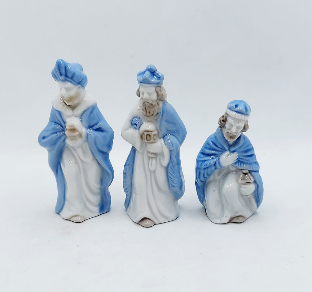 1987 Lefton Porcelain Nativity Figurines - 9 Pieces image 2