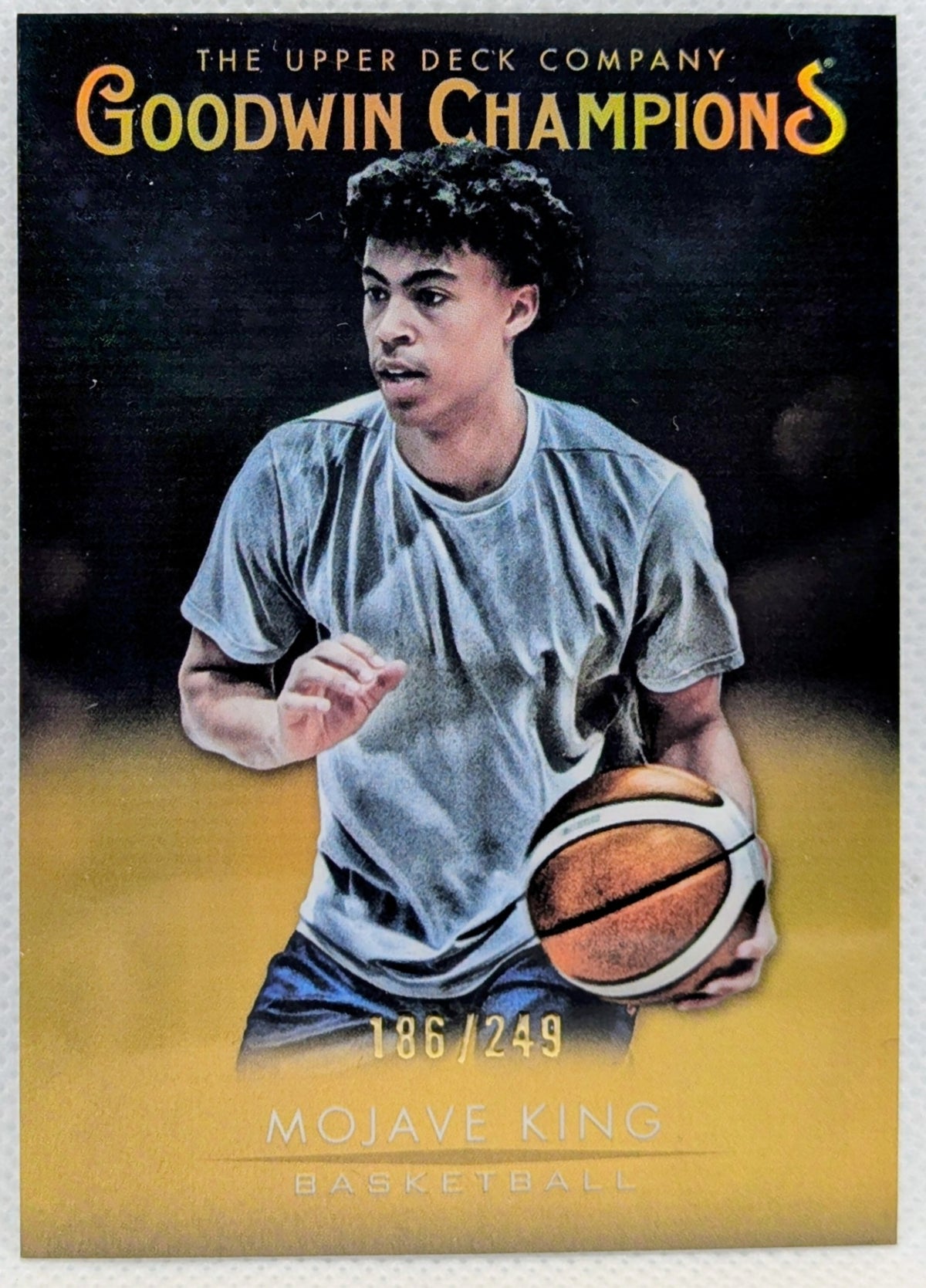 2021 Upper Deck Goodwin Champions Platinum Black & Gold /249 Mojave King #14