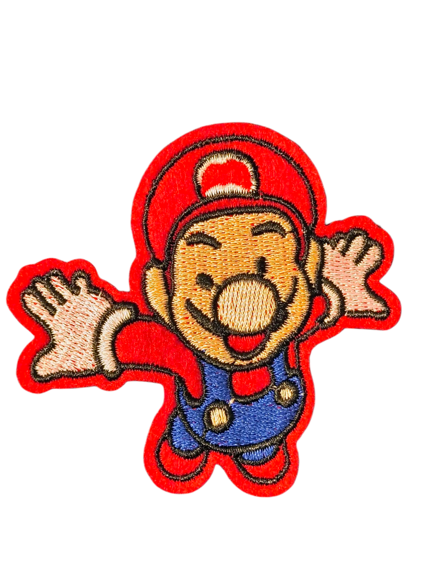 Nintendo Super Mario Galaxy - Mario Flying Embroidered Iron On 2.5" Patch
