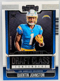 2023 Panini Contenders Draft Class Quentin Johnston Rookie #18 Chargers RC