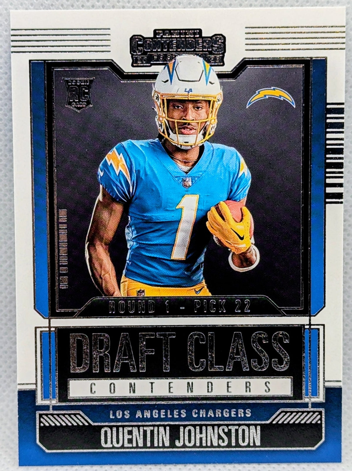 2023 Panini Contenders Draft Class Quentin Johnston Rookie #18 Chargers RC