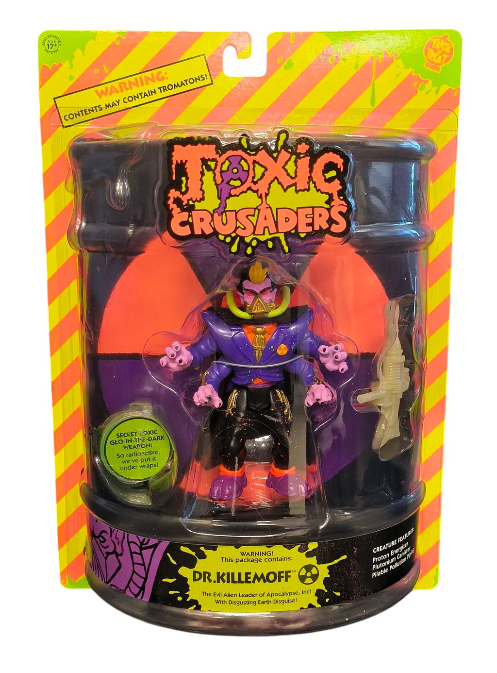 2024 Trick or Treat Studios Toxic Crusaders Dr. Killemoff 5" Action Figure