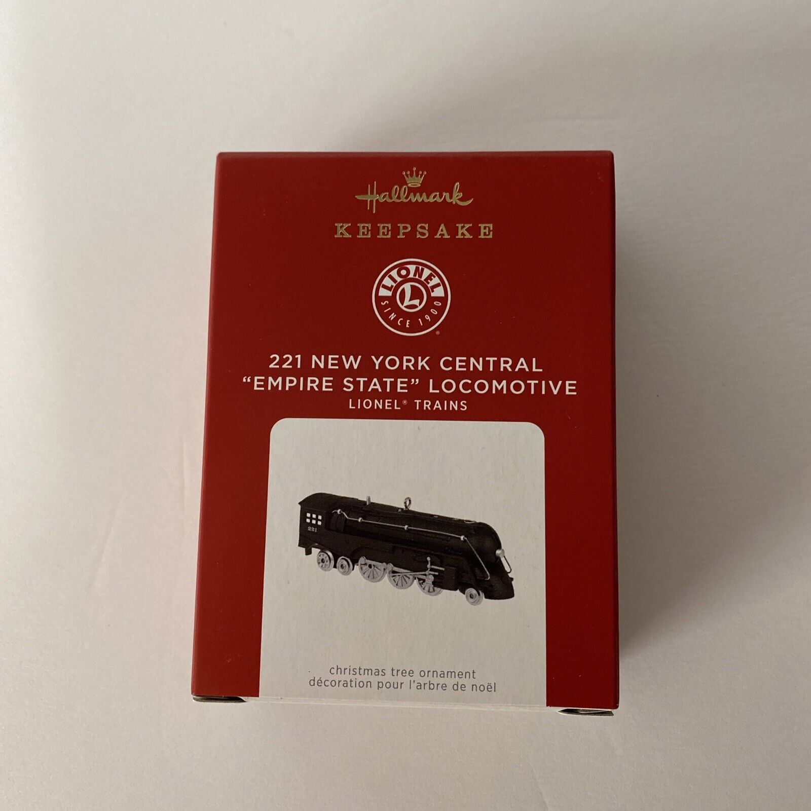 2021 Hallmark Keepsake 221 New York Central Empire State Locomotive Ornament