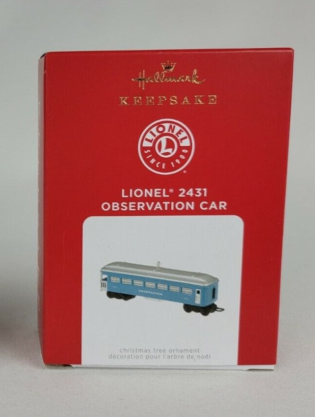 2021 Hallmark Keepsake Lionel 2431 Observation Car Ornament