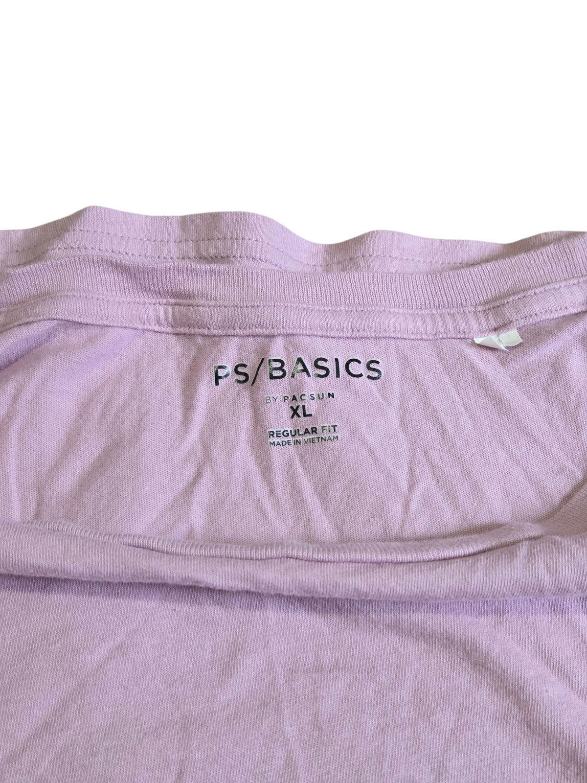 PS Basics by PacSun Peach Pink Embroidered Marlin Kanji T-Shirt Size XL image 3