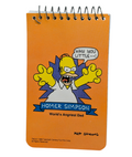 1989 The Simpsons Homer Simpson Worlds Angriest Dad Wire Bound Memo Book Notepad