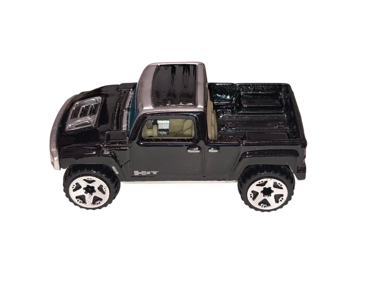2004 Mattel Hot Wheels First Editions 60/100 Black Hummer H3T